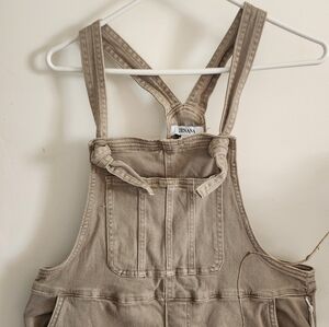 Zeana Tan Bib Overalls